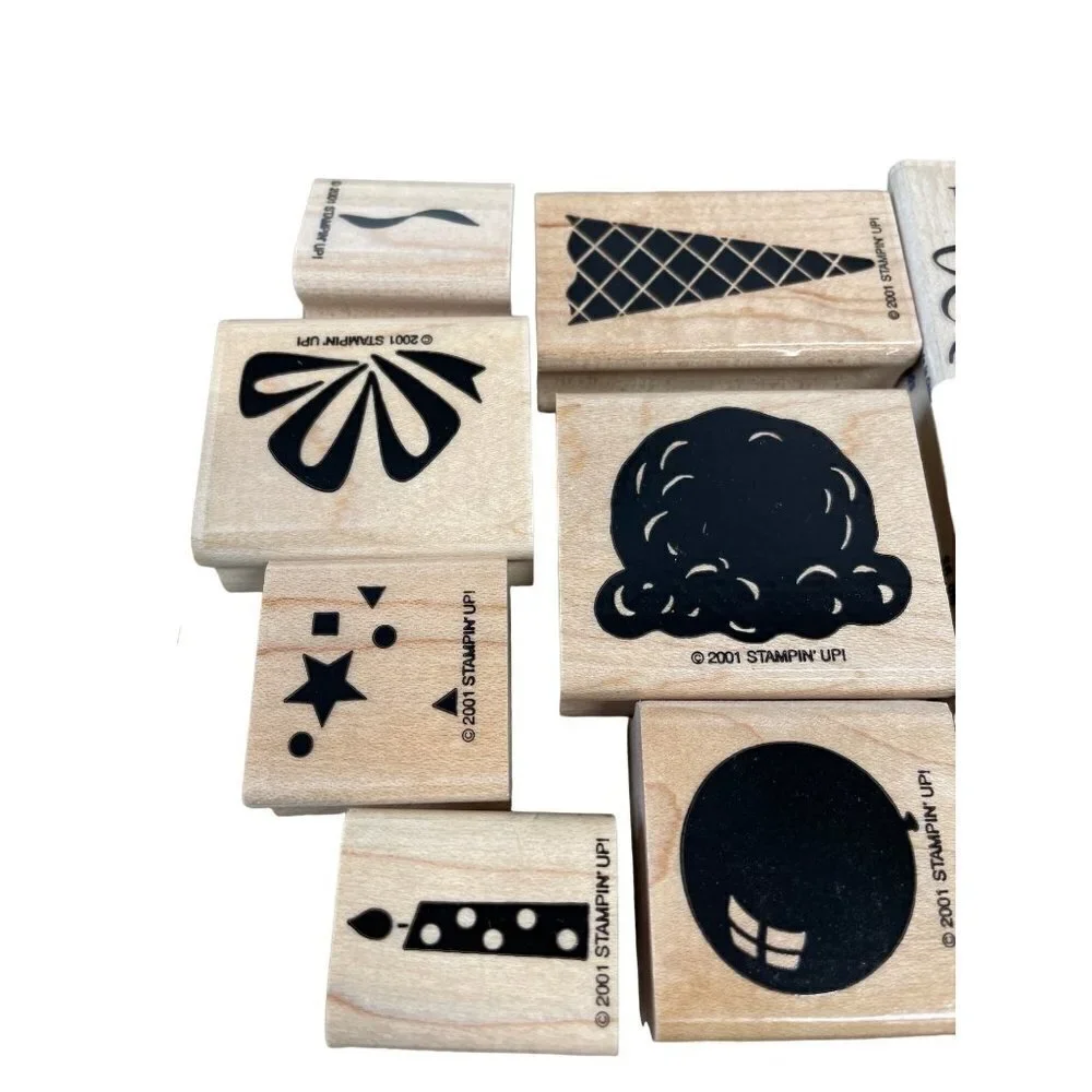 Stampin‎ Up Perfect Party Mounted Rubber Stamps
